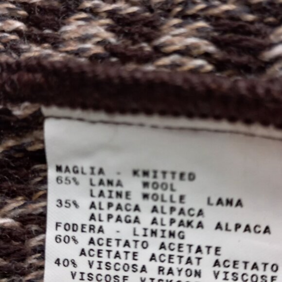 ETRO wool houndstooth sweater mini skirt - Picture 8 of 11